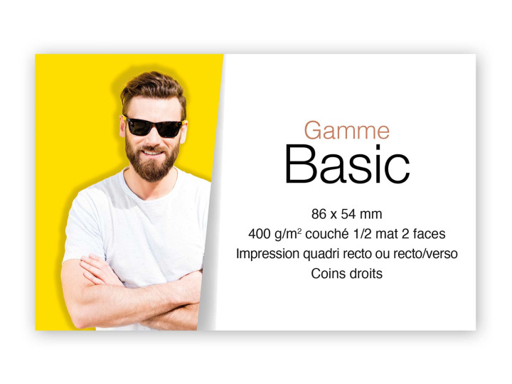 Les cartes de visite Basic