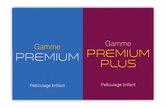 Carte de visite Premium et Premium plus